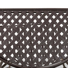 Baxton Studio Laraine Modern and Contemporary Brown Metal Outdoor Console Table