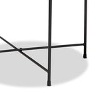 Baxton Studio Ivana Modern and Contemporary Black Finished Metal Plant Stand