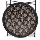 Baxton Studio Ivana Modern and Contemporary Black Finished Metal Plant Stand