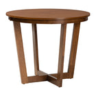 Baxton Studio Ana Modern Grey and Walnut Brown Wood 5-Piece Dining Set