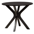 Baxton Studio Mana Modern Sand Fabric and Dark Brown Finished Wood 5-Piece Dining Set