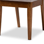 Baxton Studio Suvi Modern and Contemporary Grey Fabric Upholstered and Walnut Brown Finished Wood 7-Piece Dining Set