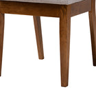 Baxton Studio Mana Modern Grey and Walnut Brown Wood 5-Piece Dining Set