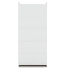 Manhattan Comfort Mulberry Contemporary Modern 9-Piece Wardrobe Closet in White