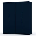 Manhattan Comfort Mulberry Contemporary Modern 9-Piece Wardrobe Closet in Midnight Blue