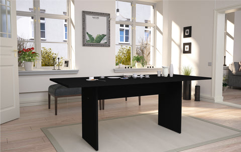 Manhattan Comfort Nomad Modern 68" Dining Table in Black