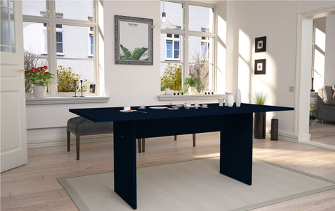 Manhattan Comfort Nomad Modern 68" Dining Table in Midnight Blue
