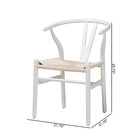 Baxton Studio Paxton Modern White Finished Wood 2-Piece Dining Chair Set