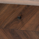 Baxton Studio Hartman Mid-Century Modern Walnut Brown Finished Wood TV Stand