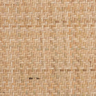 Baxton Studio Garold Mid-Century Modern Brown Woven Rattan and Black Wood 2-Piece Cane Dining Chair Set