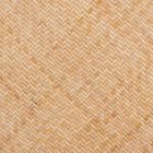 Baxton Studio Garold Mid-Century Modern Brown Woven Rattan and Walnut Brown Wood 2-Piece Cane Dining Chair Set