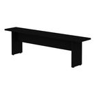 Manhattan Comfort Nomad Modern Dining Bench in Black