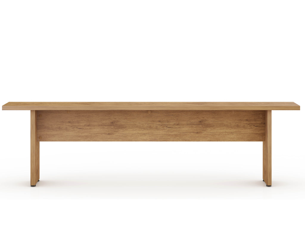Manhattan Comfort Nomad Modern Dining Bench in Natural
