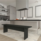 Manhattan Comfort Nomad Modern Dining Bench in Charcoal