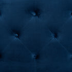 Baxton Studio Leone Modern and Contemporary Navy Blue Velvet Fabric Upholstered King Size Headboard