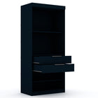 Manhattan Comfort Mulberry Contemporary Modern 13-Piece Wardrobe Closet in Midnight Blue
