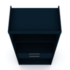 Manhattan Comfort Mulberry Contemporary Modern 13-Piece Wardrobe Closet in Midnight Blue