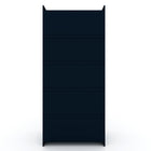 Manhattan Comfort Mulberry Contemporary Modern 13-Piece Wardrobe Closet in Midnight Blue
