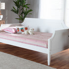 Baxton Studio Mariana Classic and Traditional White Finished Wood Full Size Daybed