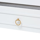 Baxton Studio Mariana Classic and Traditional White Finished Wood Full Size Daybed with Twin Size trundle