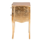 Baxton Studio Patrice Classic and Traditional Gold Finished Wood 2-Drawer End Table