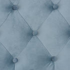 Baxton Studio Benjamin Modern and Contemporary Light Blue Velvet Fabric Upholstered and Dark Brown Finished Wood Full Size Daybed