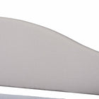 Baxton Studio Milligan Modern and Contemporary Beige Fabric Upholstered and Dark Brown Finished Wood Full Size Daybed