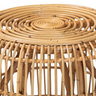 bali & pari Maverick Modern Bohemian Natural Brown Rattan End table