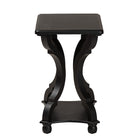 Baxton Studio Cianna Classic and Traditional Black Wood End Table