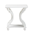 Baxton Studio Cianna Classic and Traditional White Wood End Table
