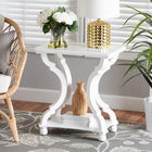 Baxton Studio Cianna Classic and Traditional White Wood End Table