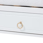 Baxton Studio Lowri Classic and Traditional White Finished Wood Twin Size 3-Drawer Daybed