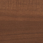 Baxton Studio Camden Mid-Century Walnut Brown Wood and Rattan King Size Platform Bed