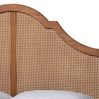 Baxton Studio Alecia Mid-Century Ash Walnut Wood Queen Size Platform Bed