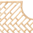 bali & pari Jayliah Modern Bohemian Natural Brown Rattan Queen Size Standalone Headboard