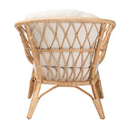 bali & pari Feya Modern Bohemian Natural Brown Antique Rattan Armchair