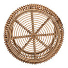 bali & pari Aliane Modern Bohemian Natural Brown Antique Rattan Coffee Table