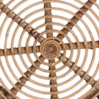 bali & pari Aliane Modern Bohemian Natural Brown Antique Rattan Coffee Table