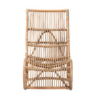 bali & pari Genera Modern Bohemian Natural Rattan Lounge Chair