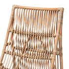bali & pari Genera Modern Bohemian Natural Rattan Lounge Chair