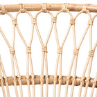 bali & pari Alaya Modern Bohemian Natural Brown Rattan Accent Chair