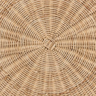 Baxton Studio Abbey Modern Bohemian Natural Brown Antique Rattan 3-Piece Living Room Set