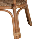 bali & pari Abbey Modern Bohemian Natural Brown Antique Rattan Coffee Table