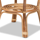 bali & pari Cariel Modern Bohemian Natural Brown Rattan Coffee Table