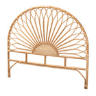 bali & pari Perenna Modern Bohemian Natural Rattan Queen Size Standalone Headboard