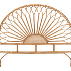 bali & pari Perenna Modern Bohemian Natural Rattan King Size Standalone Headboard