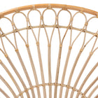 bali & pari Devereaux Modern Bohemian Natural Brown Rattan King Size Standalone Headboard