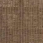 bali & pari Hermes Mid-Century Modern Transitional Natural Seagrass and Mahogany Wood Bench