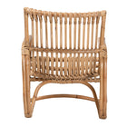 bali & pari Blanca Modern Bohemian Natural Rattan Accent Chair