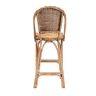 bali & pari Neola Modern Bohemian Natural Rattan Bar Stool